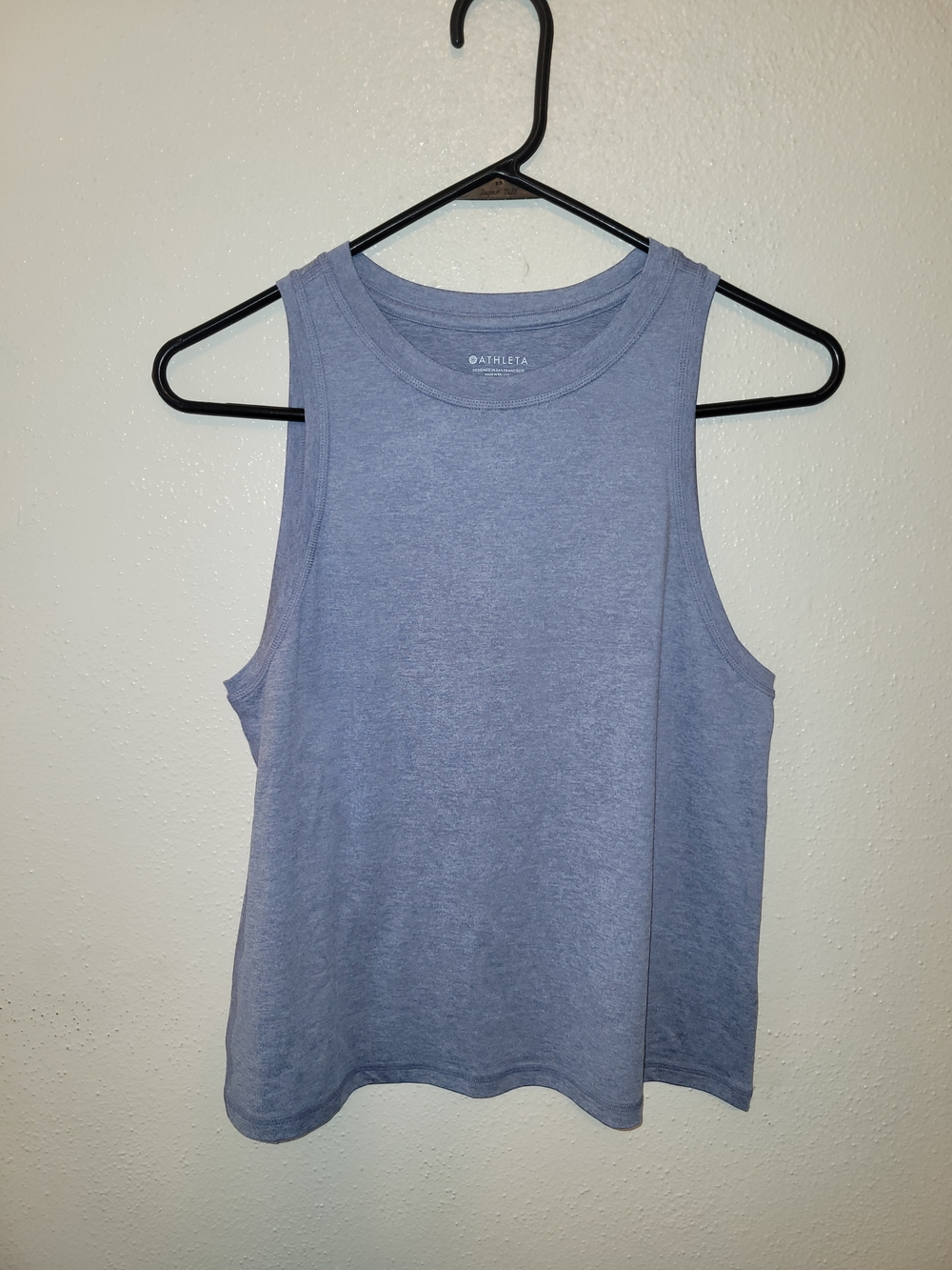 Athleta Uptempo Sleeveless Tank Sz XS Violet Heathered Purple 511863